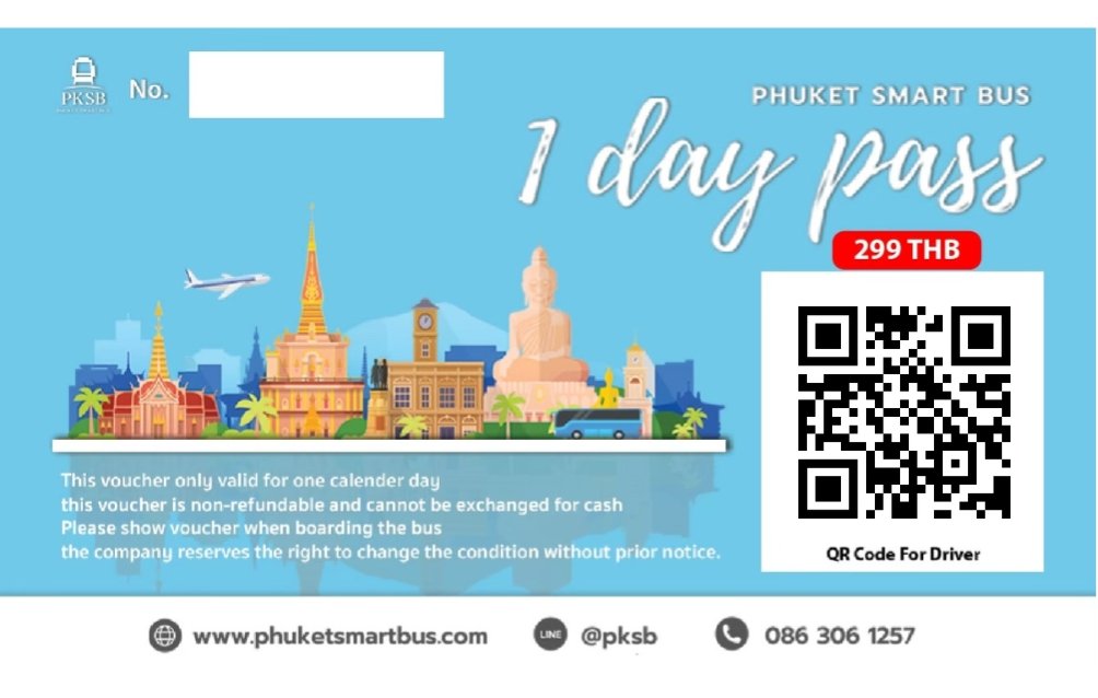 1 Day Pass — Phuket Smart Bus Day Pass