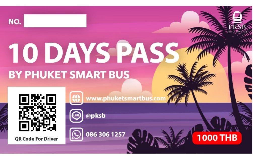10 Days Pass — Phuket Smart Bus Day Pass